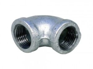 Galvanised F Elbow 90 Deg 22mmx1
