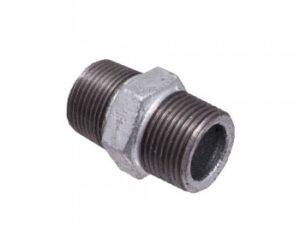 Galvanised Running Nipple 15mm X 2