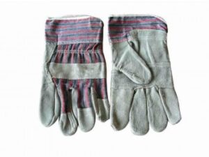 Gloves Chrome Leather 50mm Candy Stripe