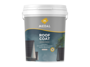 Medal Roof Coat Sheen Acrylic 20L Black