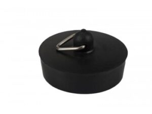 Plug Bath & Sink Plastic Black