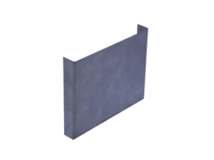 Stop End Galvanized Square 0.4mm