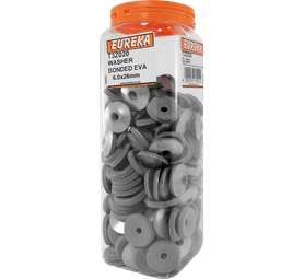 Eureka 200 x EVA Bonded Washers 6 x 26 mm