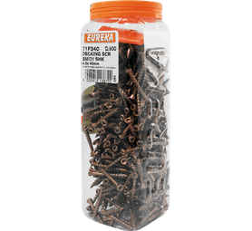 Eureka 4 x 40 mm Decking Screw Smooth Shank Q500