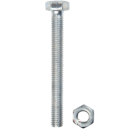Build and Fix BP-SETN087-6 6 x Hex Bolts and Nuts Set 8 x 70 mm