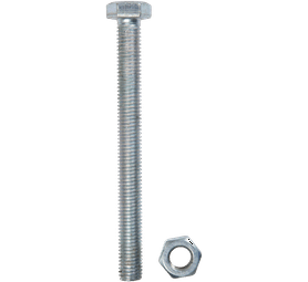 Build and Fix BP-SETN12125-4 4 x Hex Bolts and Nuts Set 12 x 125 mm