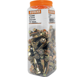 Eureka 50 x Sleeve Anchors 10 x 50 mm