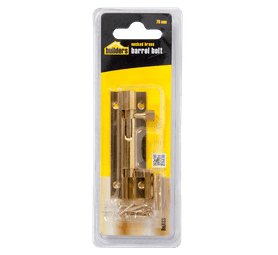 Build and Fix 76 mm Barrel Bolt Necked Polished Brass