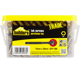 Build and Fix 500 x Tek Screws 12 x 25 mm