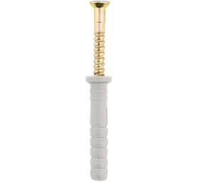Safe Top 100 x Nylon Nail In Anchors 4 x 45 mm