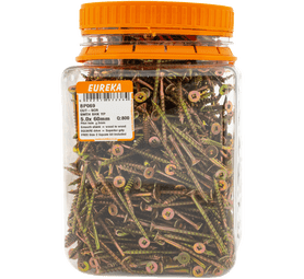 Eureka 5 x 60 mm Cut Screw Smooth Shank 800 Pack