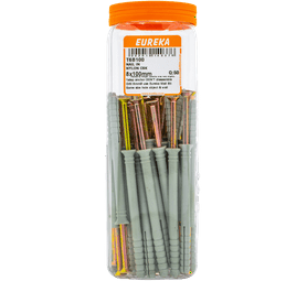 Eureka 8 x 100 mm Nail In Nylon Csk Q50