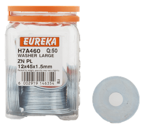 Eureka 50 x Large Washers 12 x 45 x 1.5 mm