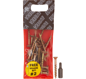 Eureka 1FD30U 4 x 35 mm Cut Screw Smooth Yellow 25 Pack