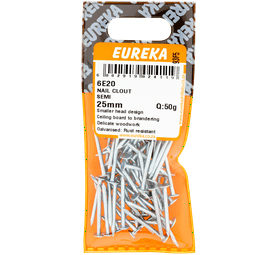 Eureka 6E20 Semi Clout Nails 25 mm