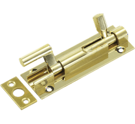 Build and Fix 100 mm Barrel Bolt Necked Polishe Brass