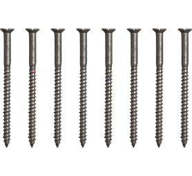 Eureka 1BI90U 5 x 75 mm W/Screw Countersunk Steel 8 Pack