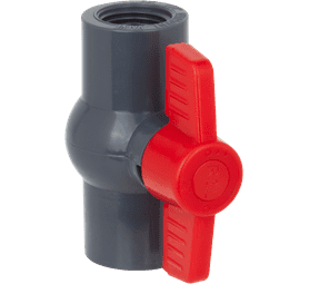 Rovic Leers Threaded PVC Ball Valve 15 mm