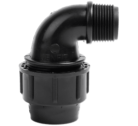 Marley Pipes 519.25D Male Threaded Elbow - Black/Blue (25mm)