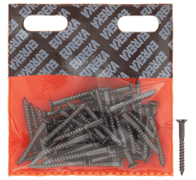 Eureka 1BK50U 4.5 x 40 mm W/Screw Countersunk Steel 50 Pack