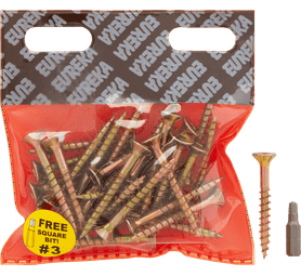 Eureka 1FG60U 6 x 50 mm Cut Screw Smooth Shank 30 Pack
