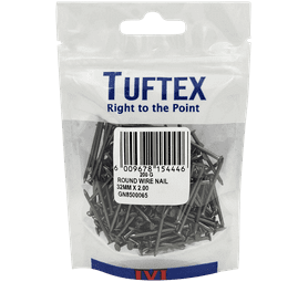Tuftex Round Wire Nails White 32 x 2 mm