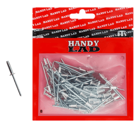 Rutherford 100 x Aluminium Blind Rivets 15 x 4 mm