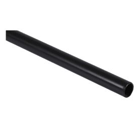 Gothic Curtain Rod Black 22 mm x 1.5 m Steel Decorative Window Pole