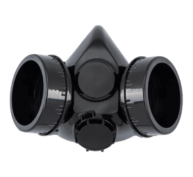 Pioneer RS002 Double Respirator Face Mask Black