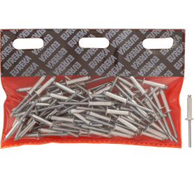 Eureka 80 x Aluminium Open Blind Rivets 4.8 x 21 mm