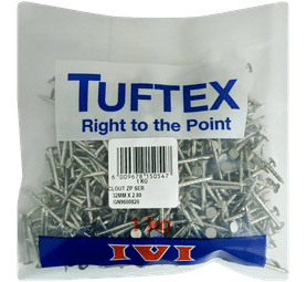 Tuftex GN9600820 Galvanised Clout Nails 32 x 2.8 mm