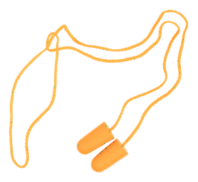 Robust Disposable Corded Ear Plugs
