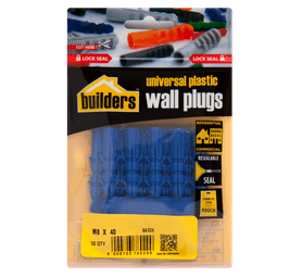 Build and Fix 10 x Wall Plugs 8 x 40 mm