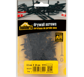 Build and Fix 100 x Drywall Fine Screws 3.5 x 32 mm
