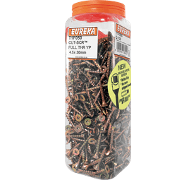 Eureka 4.5 x 30 mm Cut/Screw Full Threaded Yp Q700