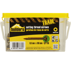 Build and Fix 65 x Cut Thread Screws 6 x 100 mm