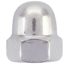 Build and Fix 10 x Stainless Steel Dome Nuts M6