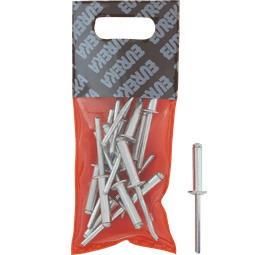 Eureka 15 x Aluminium Open Blind Rivets 4.8 x 21 mm