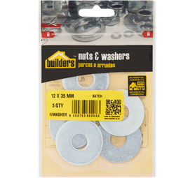 Build and Fix 5 x Small M12 Fender Washers 35 mm