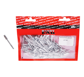 Rutherford 100 x Countersunk Aluminium Rivets 10 x 4.8 mm