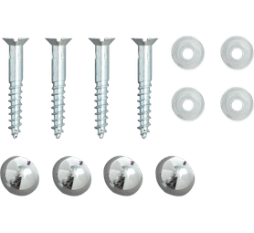 Eureka 2H45 30 mm Mirror Screw 4 Pack
