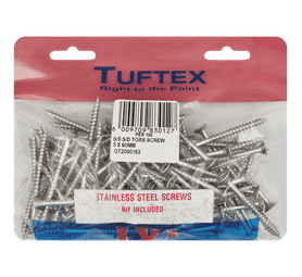 Tuftex 100 x Stainless Steel Torx Screw and Bits 5 x 60 mm