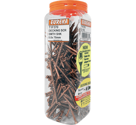 Eureka 5 x 75 mm Decking Screw Smooth Shank Q150
