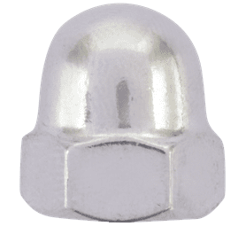 Build and Fix 10 x Stainless Steel Dome Nuts M8