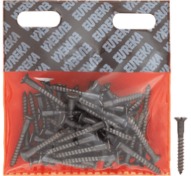 Eureka 1BK60U 5 x 40 mm W/Screw Countersunk Steel 50 Pack