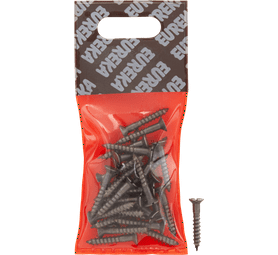 Eureka 1BL20U 4 x 25 mm W/Screw Countersunk Steel 30 Pack