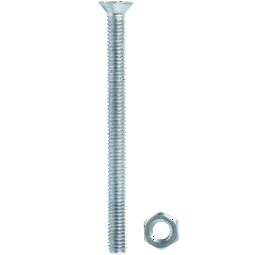 Build and Fix BP-MSKSN450-12 12 x Steel Machine Screws and Nuts 4 x 50 mm