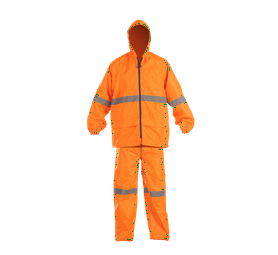 Rainsuit Reflective Tape Rubberised Orange XL