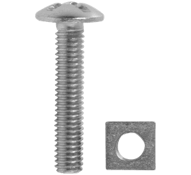 Build and Fix BP-GB0630-25 25 x Gutter Bolts and Nuts 6 x 30 mm