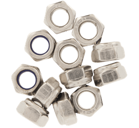 Build and Fix 10 x 8mm Stainless Steel Nylock Nuts